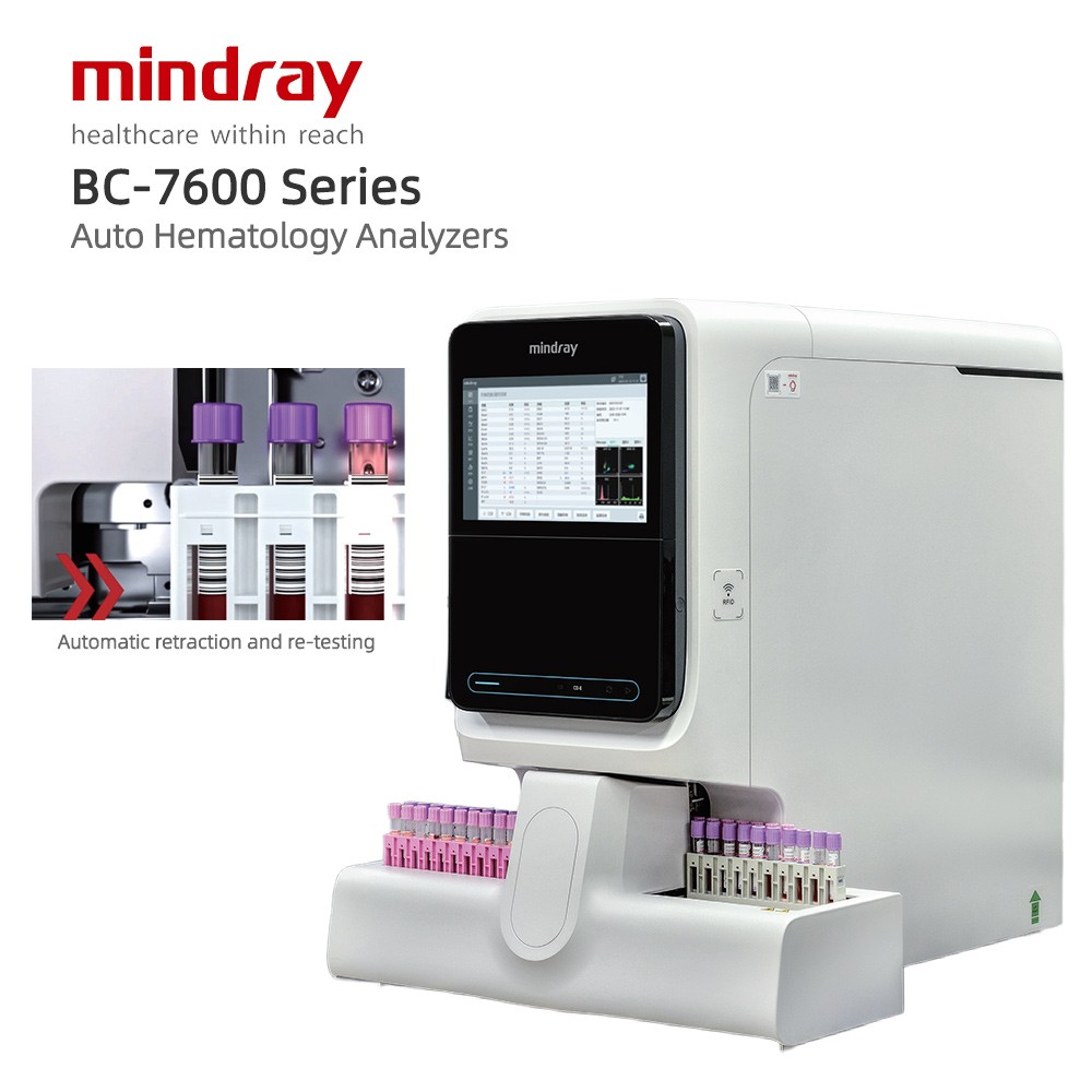 Mindray BC-7600 series auto hematology analyzers
