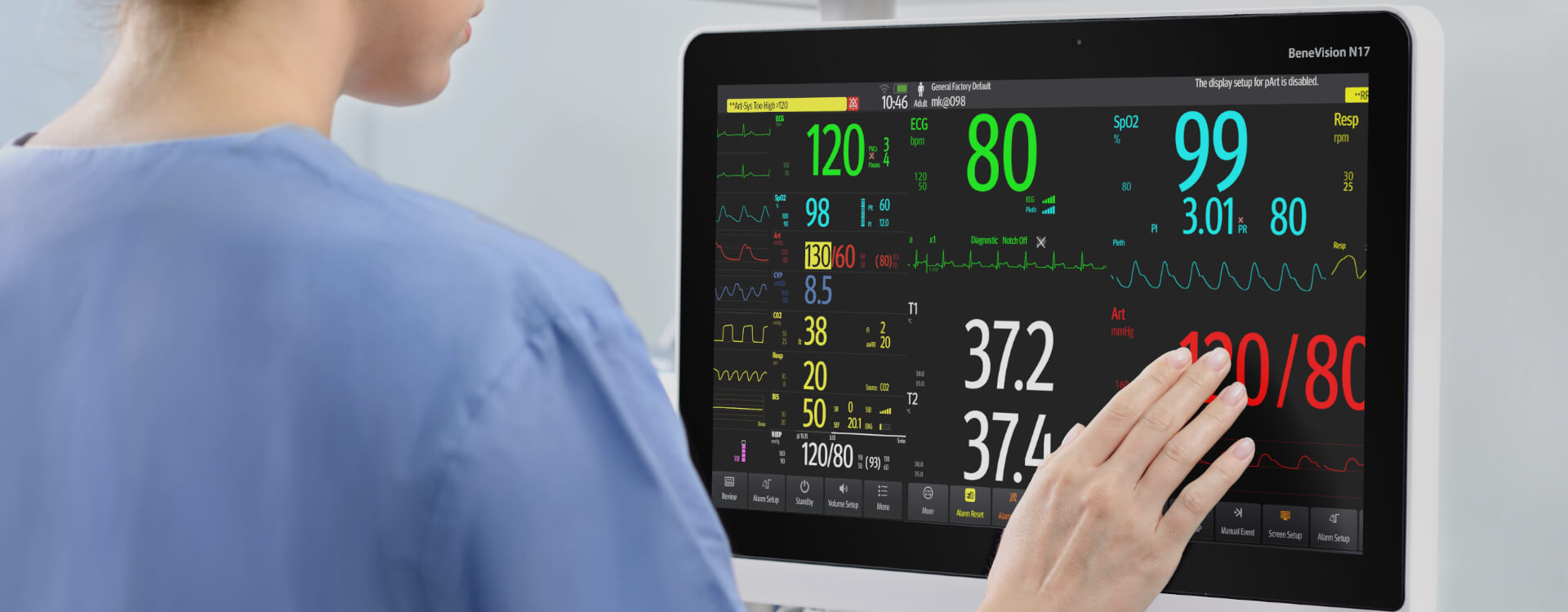 Mindray BeneVision N17 Patient Monitor