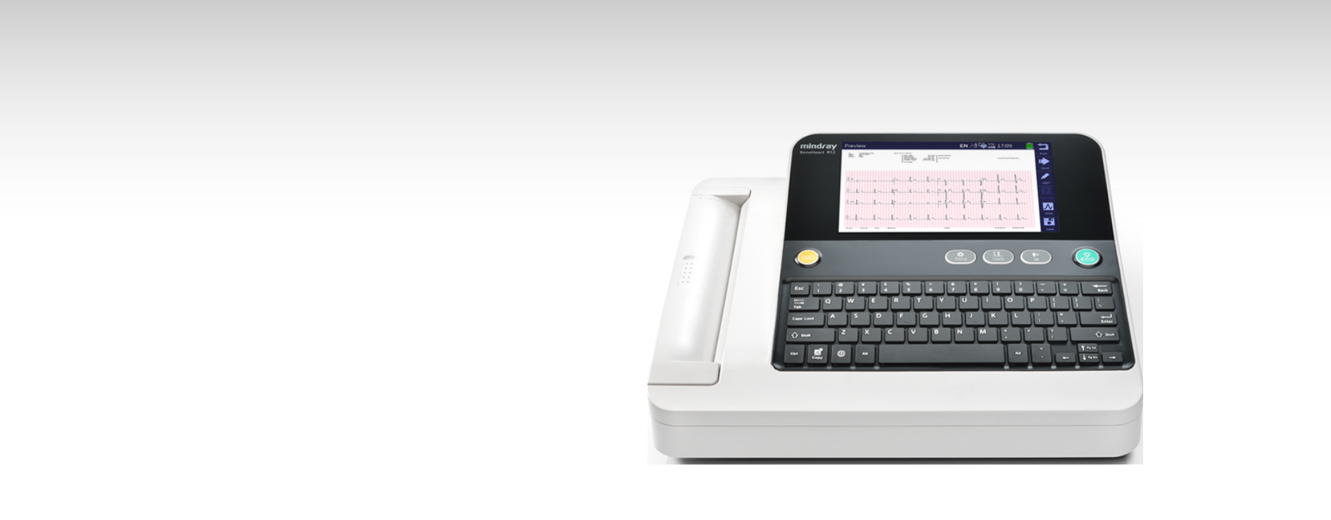 Mindray BeneHeart R12 12 Channel Electrocardiograph
