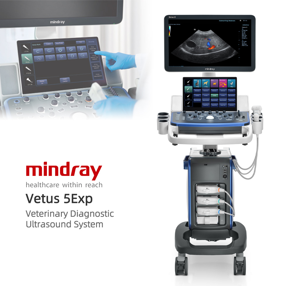 Mindray Vetus 5Exp veterinary ultrasound system